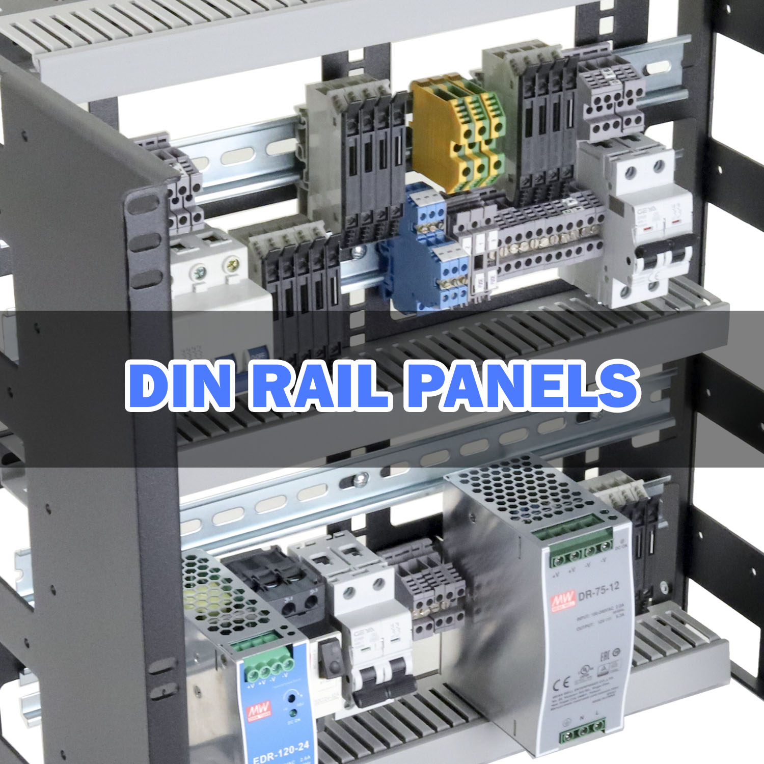 9" Din Rail Panel