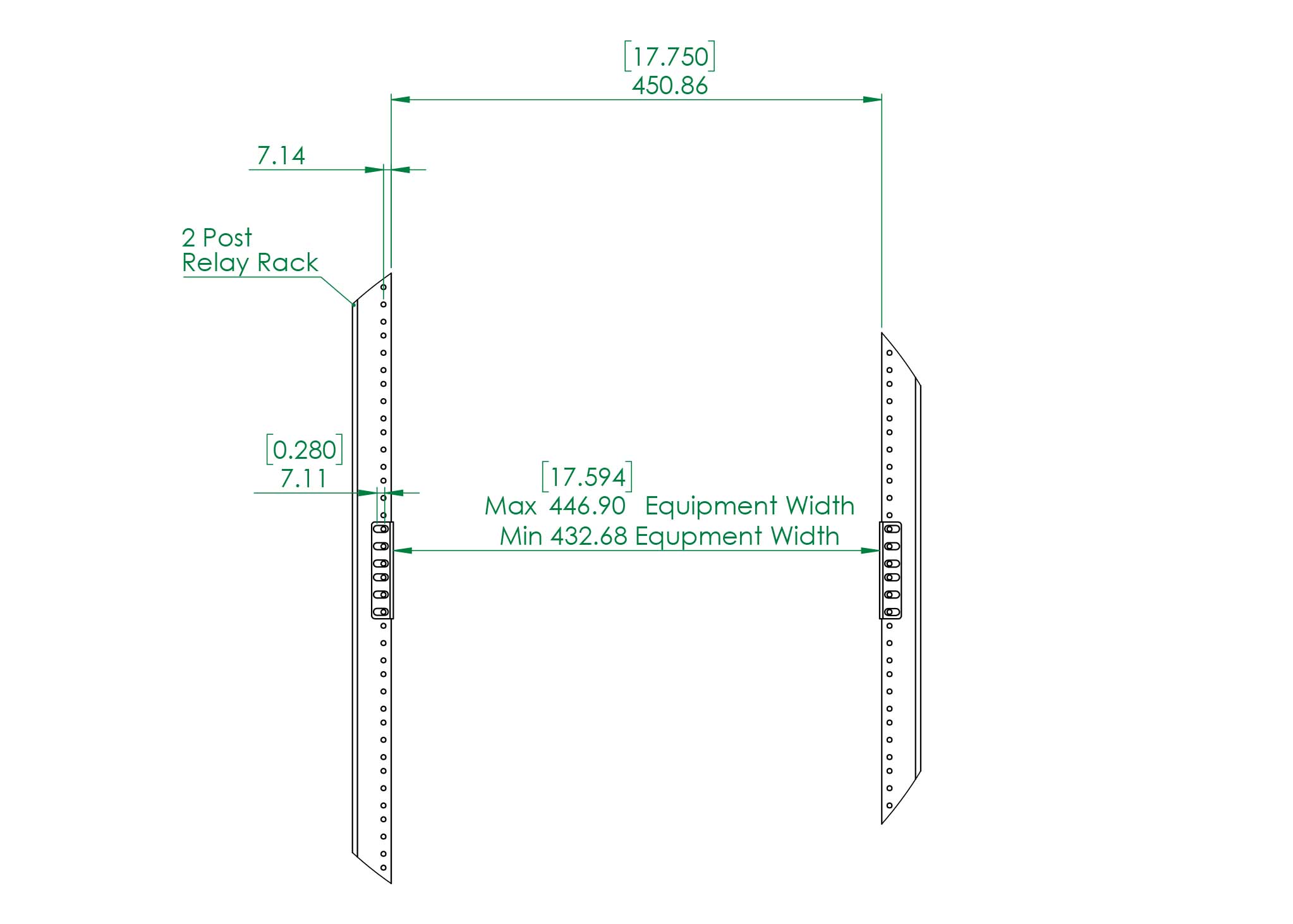 2U Rack Bracket 