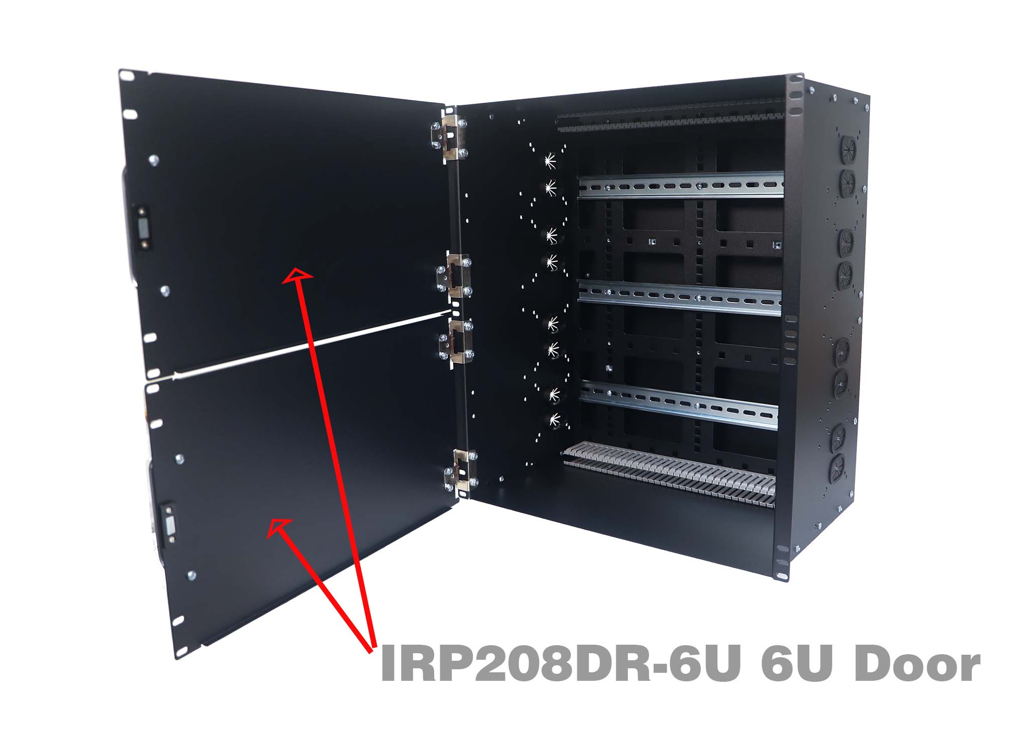 ERP100DB-6U 6U Modular DIN Rail Panel Rear Expansion