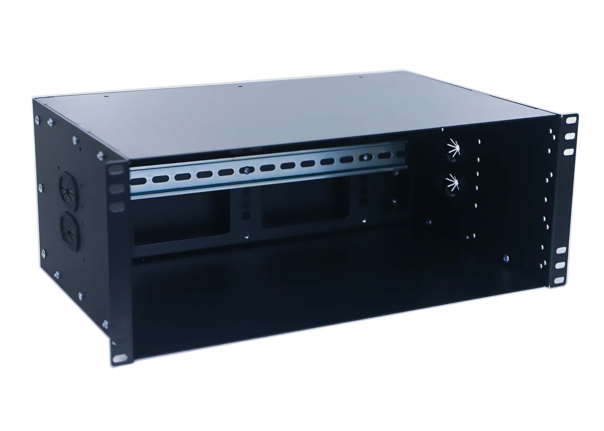 4U Rackmount Modular DIN Rail Panel