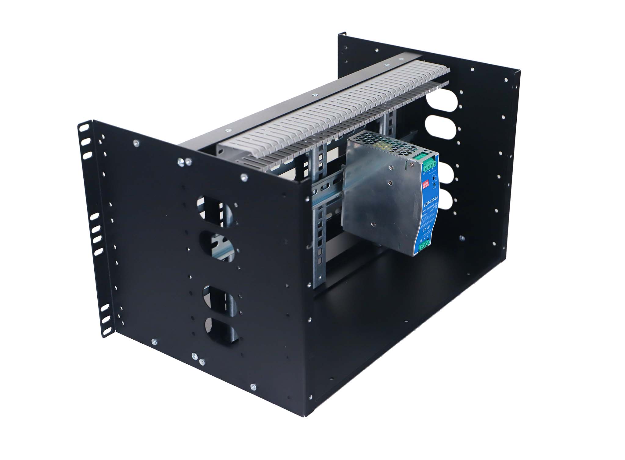 ERP100DB-4U 4U Modular DIN Rail Panel Rear Side Expansion