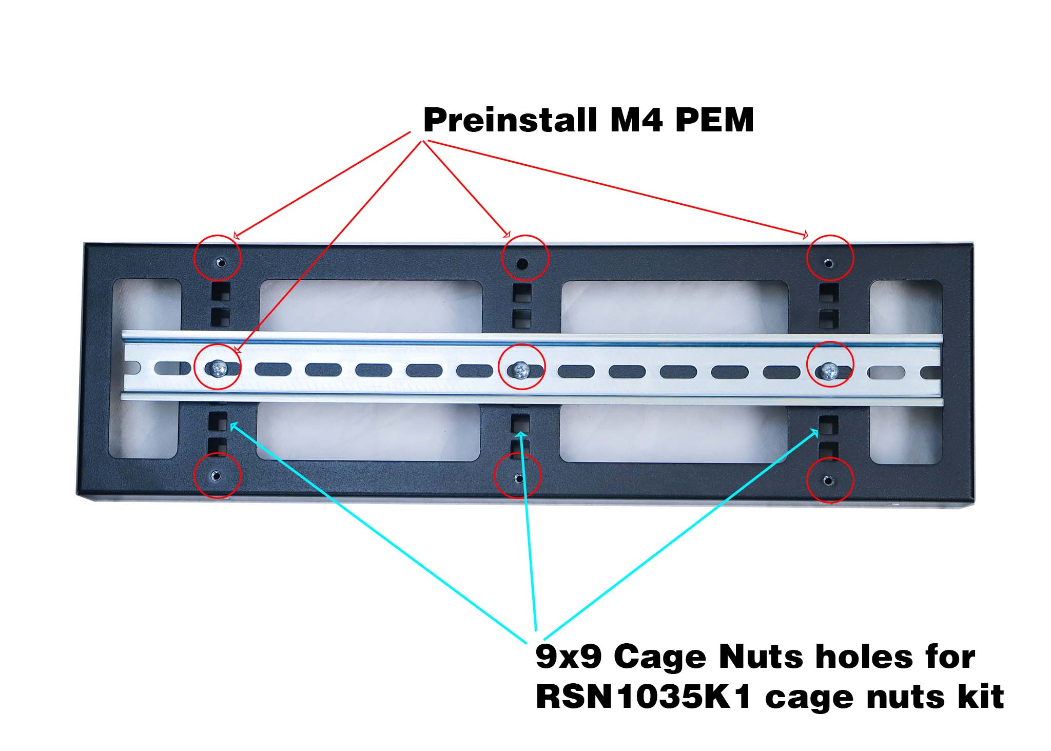 2U 23 inch to 19 in rack reducer brackets