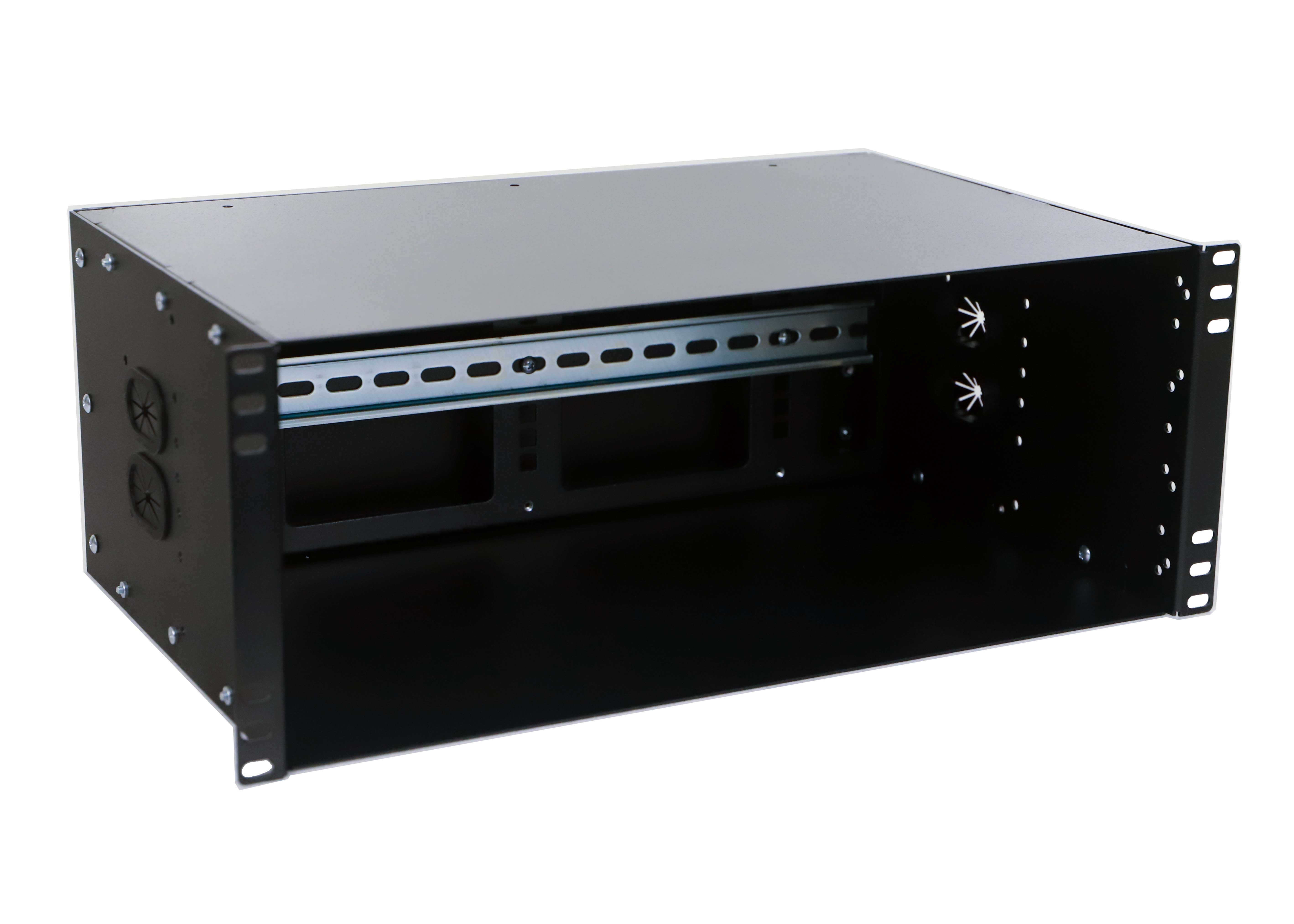 ERP100DB-4U 4U Rackmount 11.37 inch deep Modular DIN Rail Enclosure.