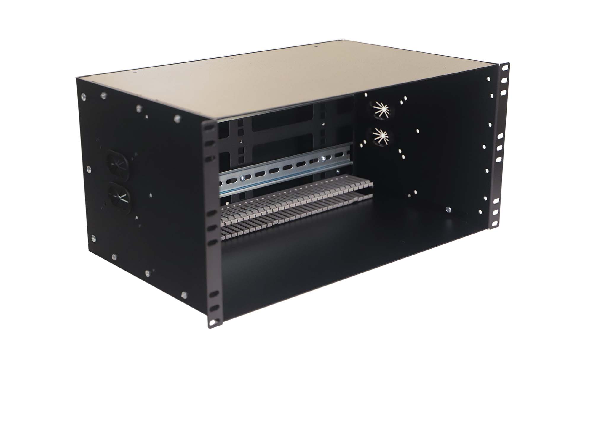 ERP100DB-5U 5U Rackmount 11.37 inch deep Modular DIN Rail Enclosure.