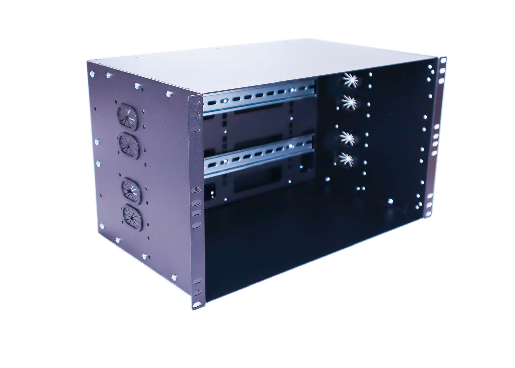 ERP100DB-6U 6U Rackmount 11.37 inch deep Modular DIN Rail Enclosure