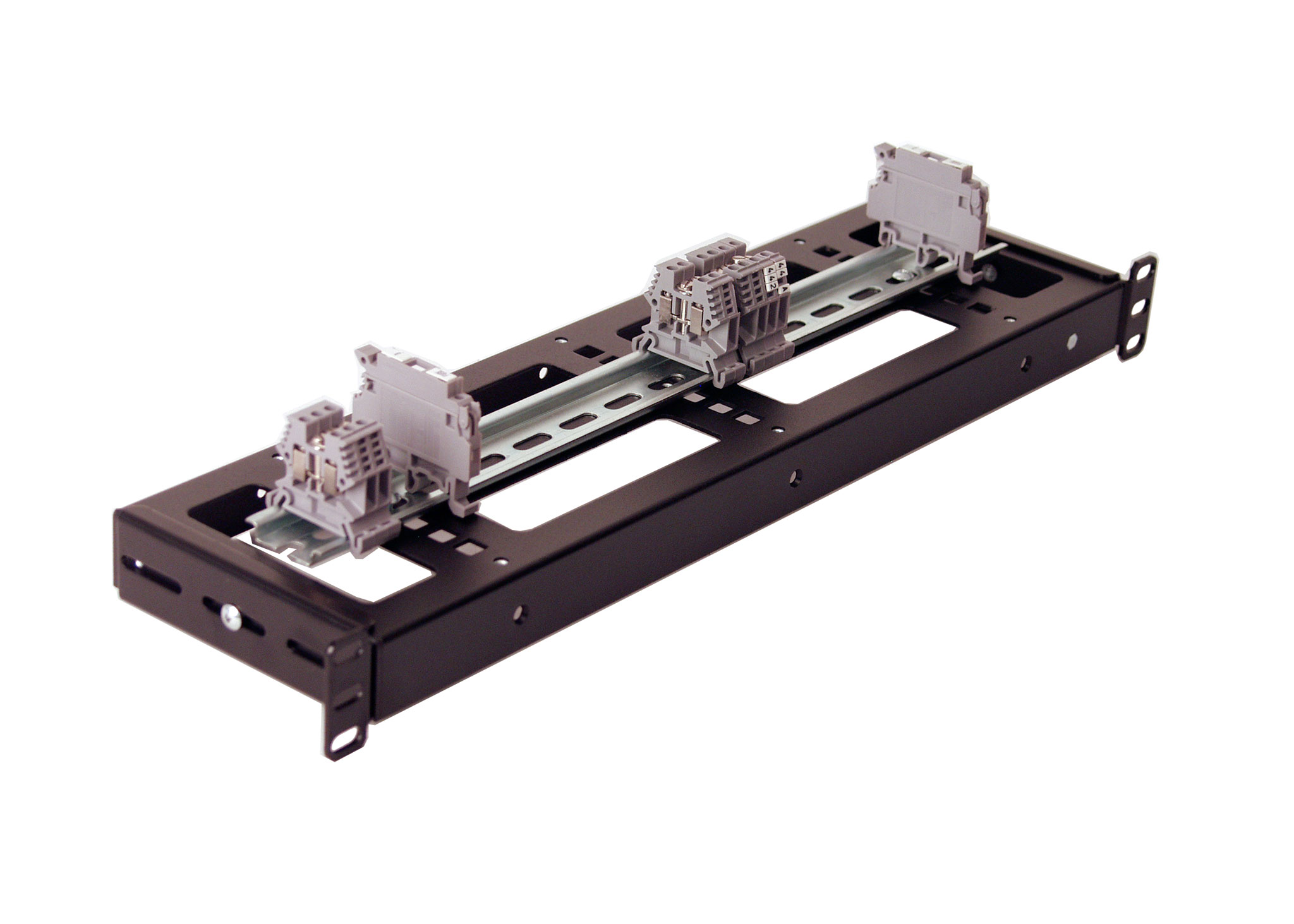 IRP201D4 1U 4.97 inch DIN Rail shelf