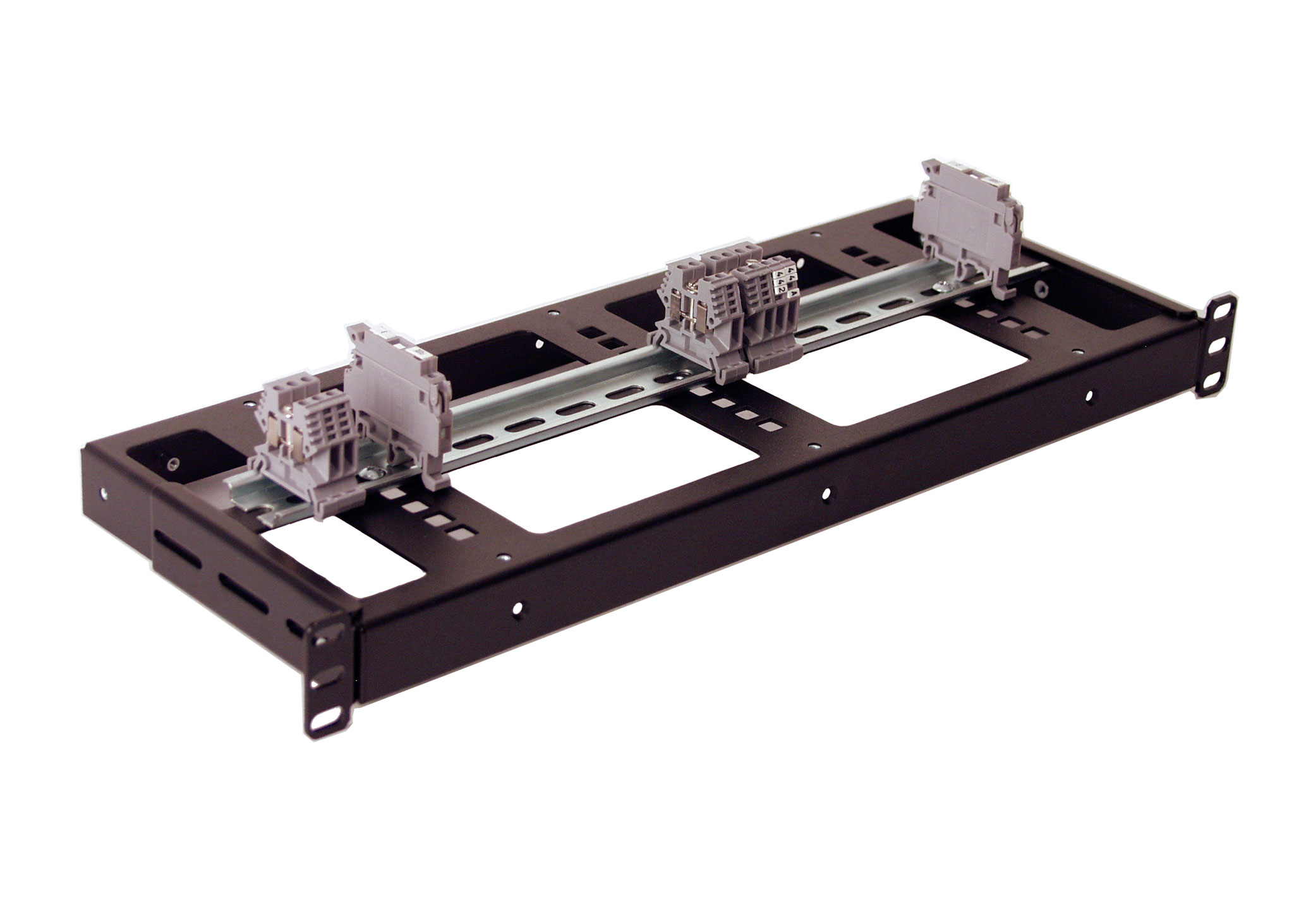 IRP201D6 1U 6.72 inch DIN Rail shelf