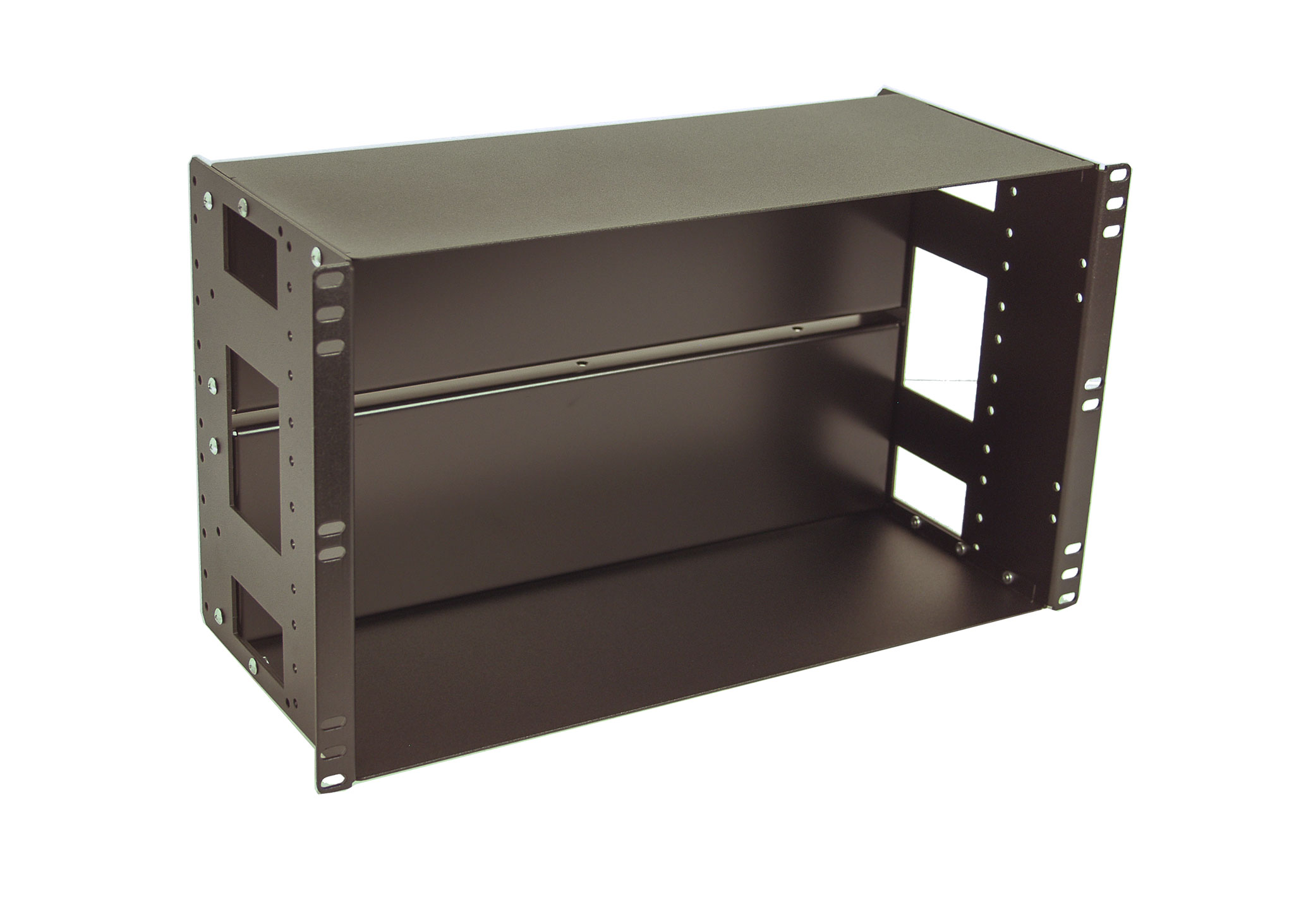 IRP208SB-6U 6U 8 inch deep solid pane Box