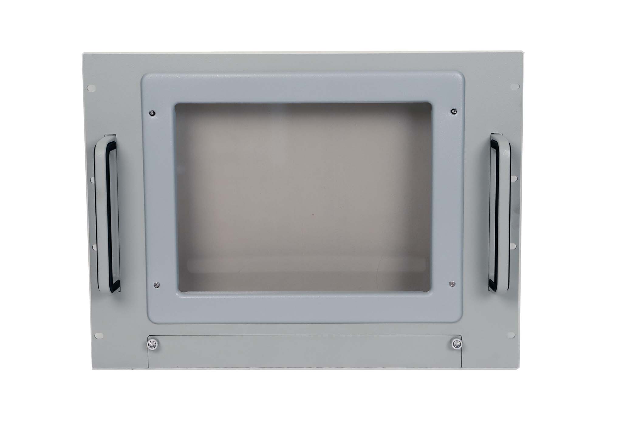 RCB1091-8U Rackmount Panel with glass window.