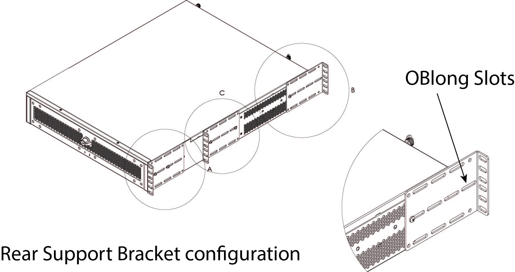 RCB1067S-2 2U L Bracket