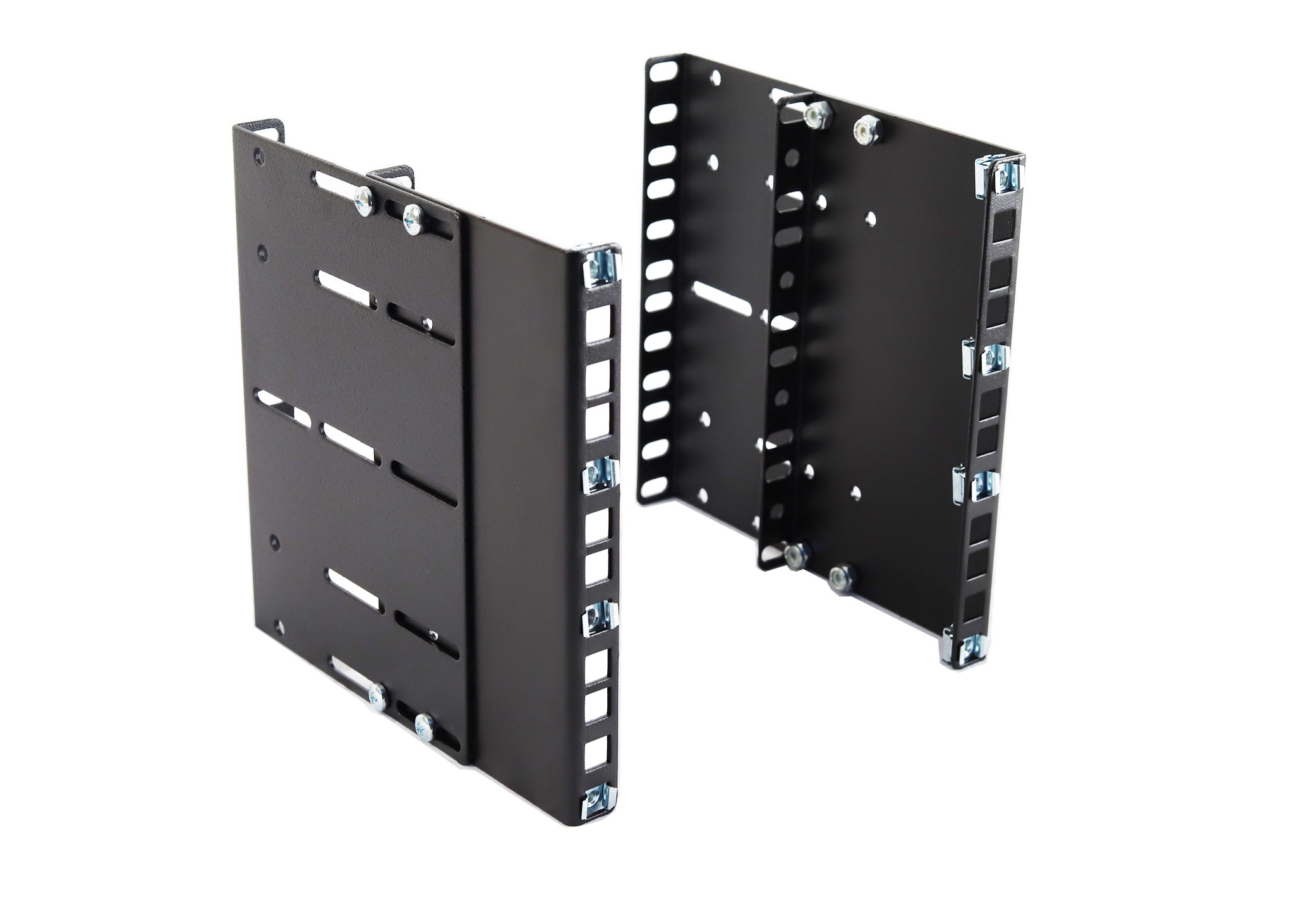 IAENCLOSURES 108V10-4U 8 inch depth adjustable rack extender brackets for EIA standard 19 inch, 23 inch and 24 inch wide rack cabinet