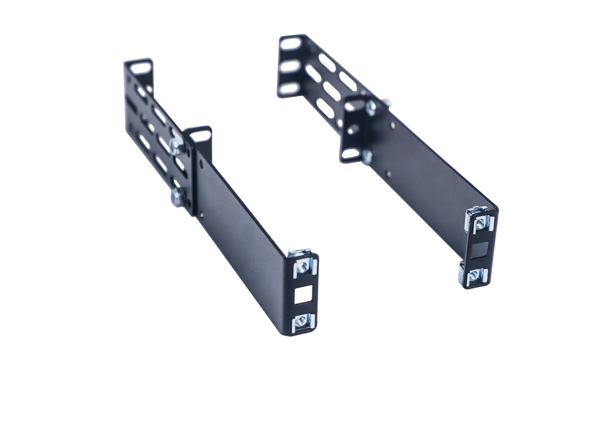 IAENCLOSURES 110V10-2U 10 inch depth adjustable rack extender brackets for EIA standard 19 inch, 23 inch and 24 inch wide rack cabinet
