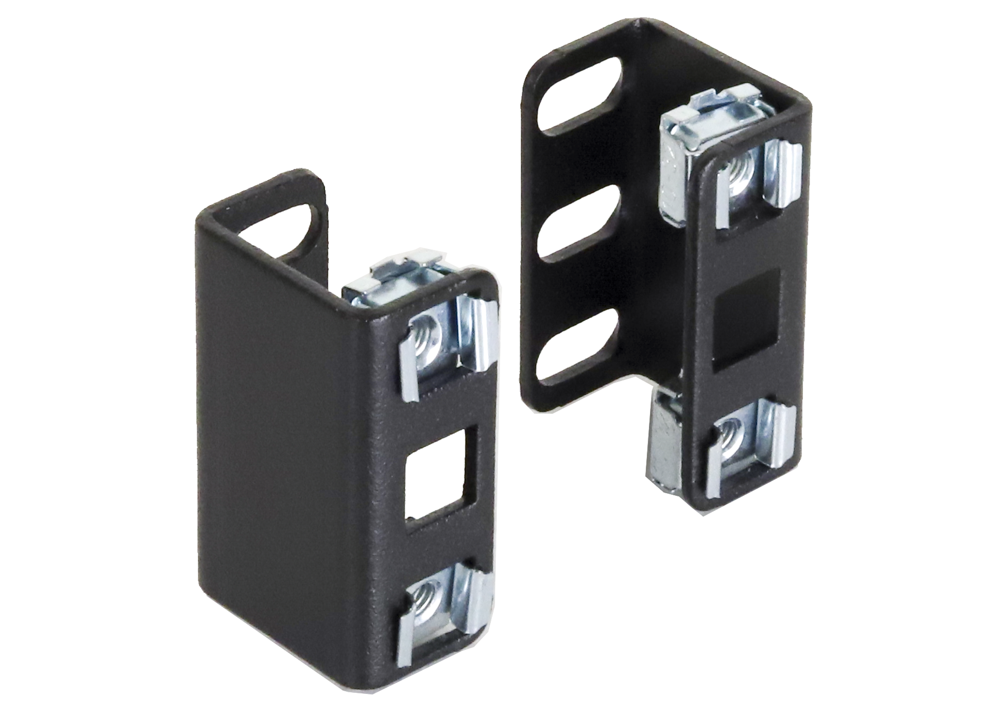 IAENCLOSURES RCB1061-1U 1U 1.1 inch rack extender brackets for EIA standard 19 inch, 23 inch and 24 inch wide rack cabinet