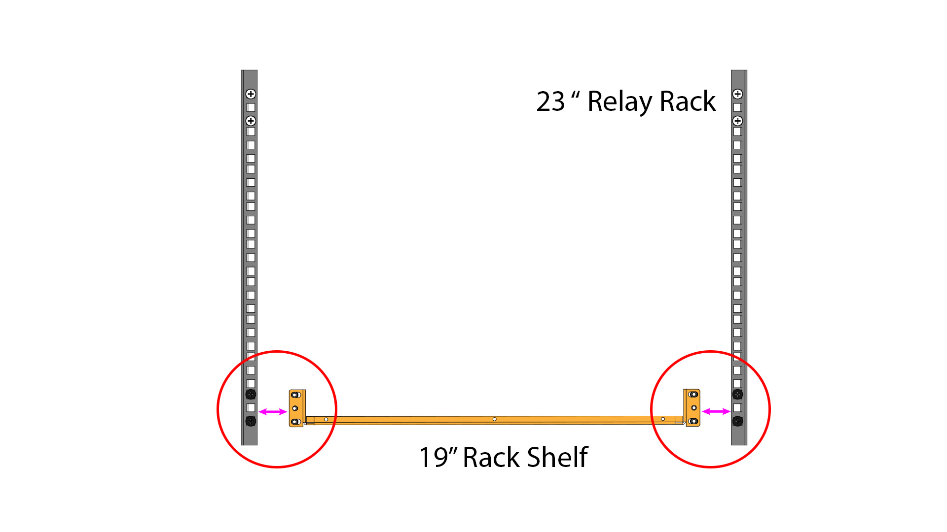 1U Rackmount Shelf