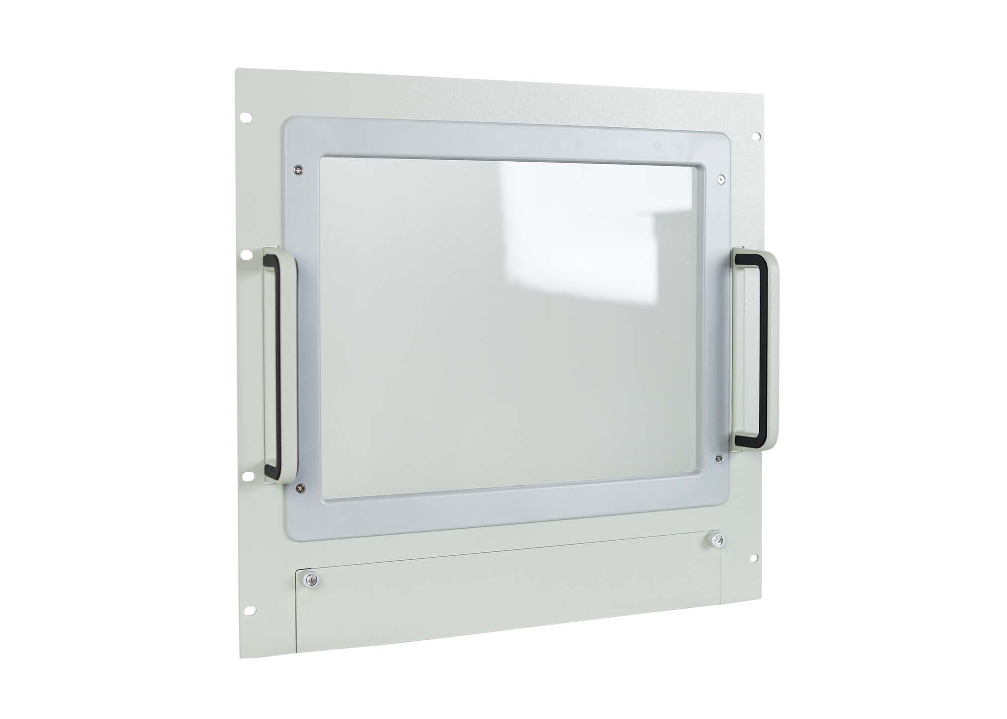 RCB1091 10U Glass Window Panel Side view